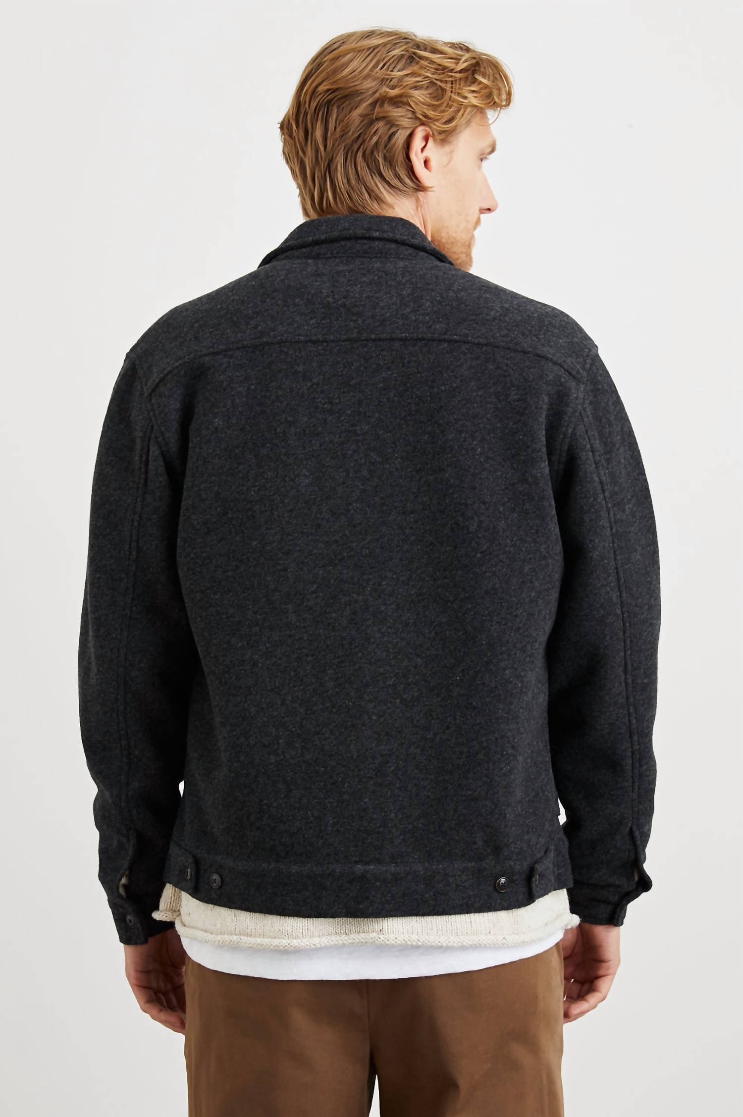 Rails Men's Shael Jacket in graphite - women's jacket - detail view