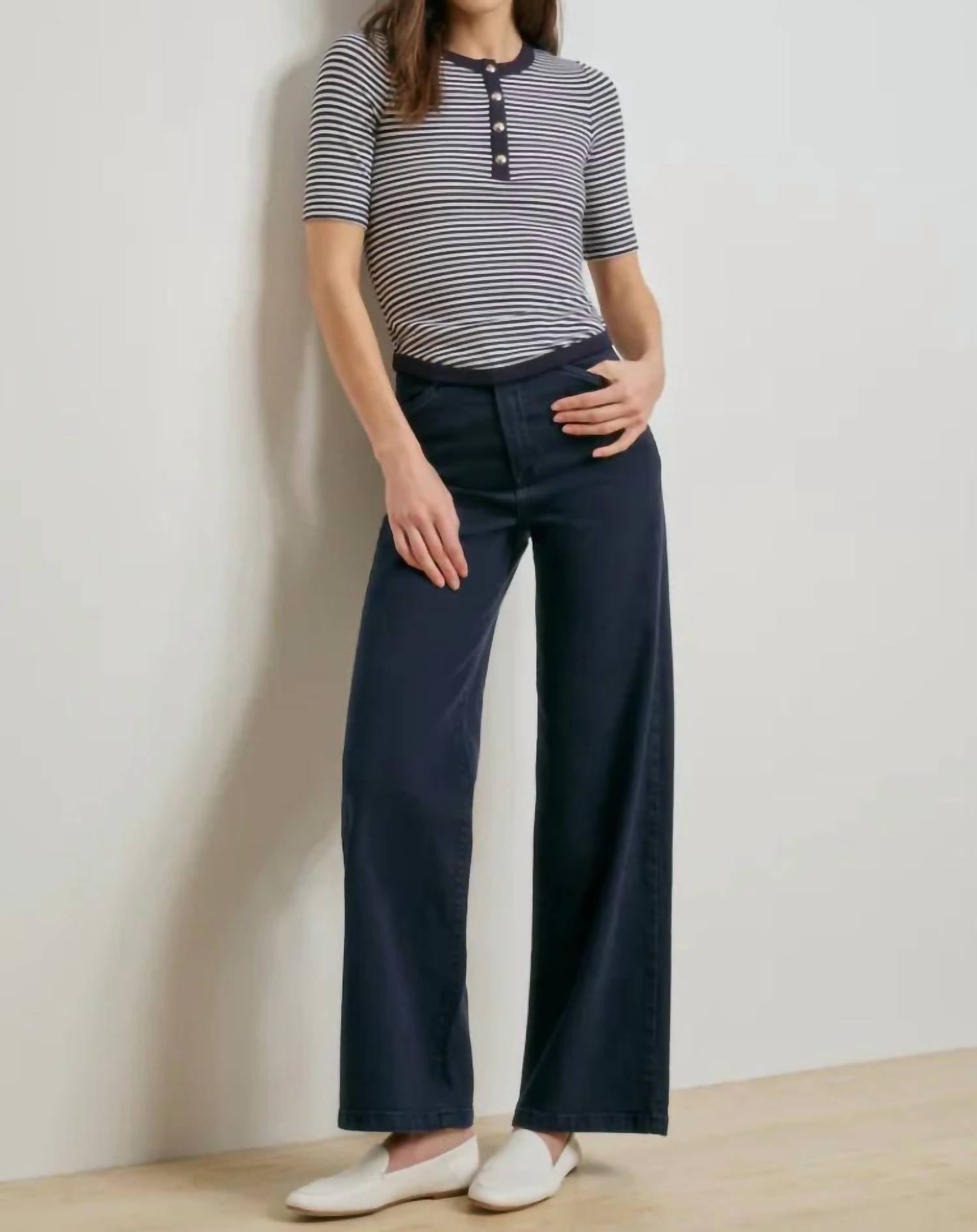 Favorite Daughter - Foundation Short Sleeve Henley Tee