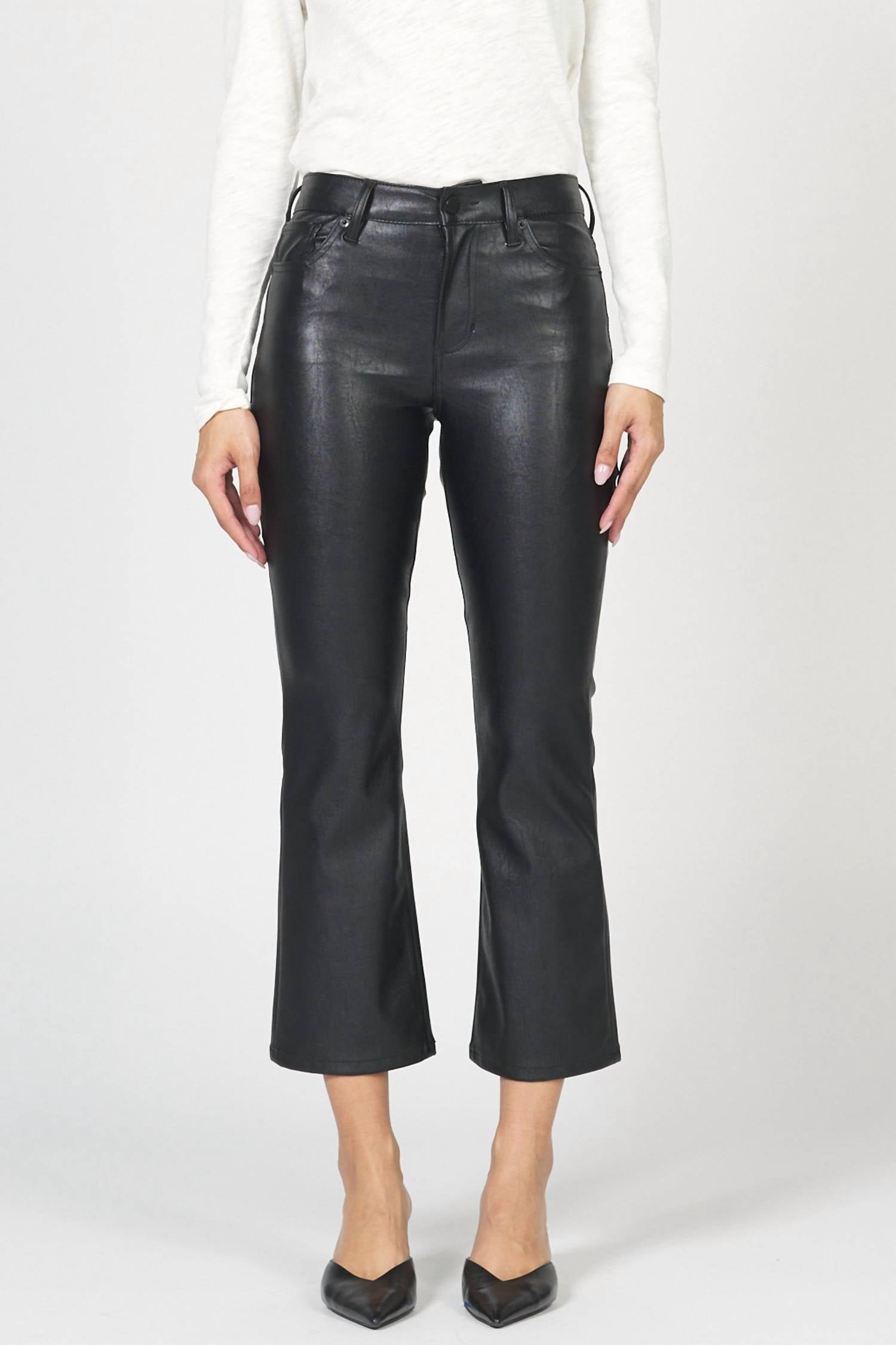 Dear John Denim - Jeanne Flare Vegan Leather Pants