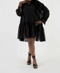 Sante Grace - Poly Chiffon Tunic Dress