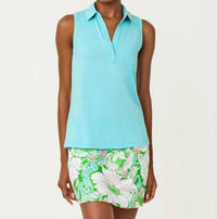Lilly Pulitzer - DUNE UPF 50+ SLEEVELESS POLO