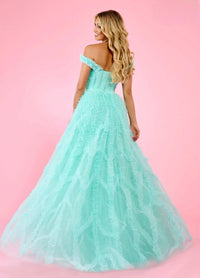 Rachel Allan - Glitter Tulle Prom Dress