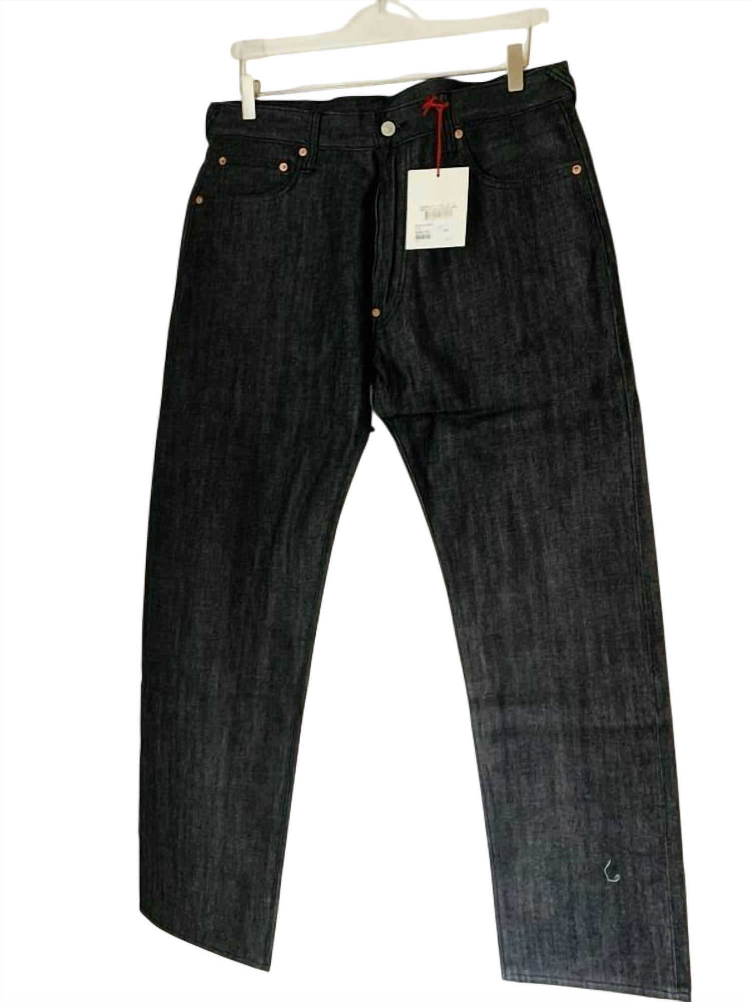 Evisu - Men Selvedge Baggy Jeans With Seagull Logo