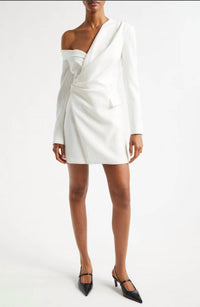 A.L.C. - Skyla One-shoulder Long Sleeve Mini Dress