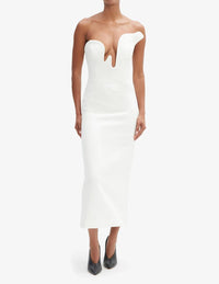 BARDOT Rosalyn Midi Dress in white - women's dress