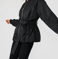 STEVE MADDEN Eryn Jacket in black - women's jacket - detail view