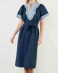 Thml - Marin Belted Midi Dress