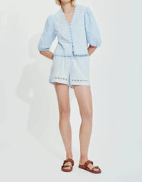 Melissa Nepton - Jasmine Embroidered Shorts