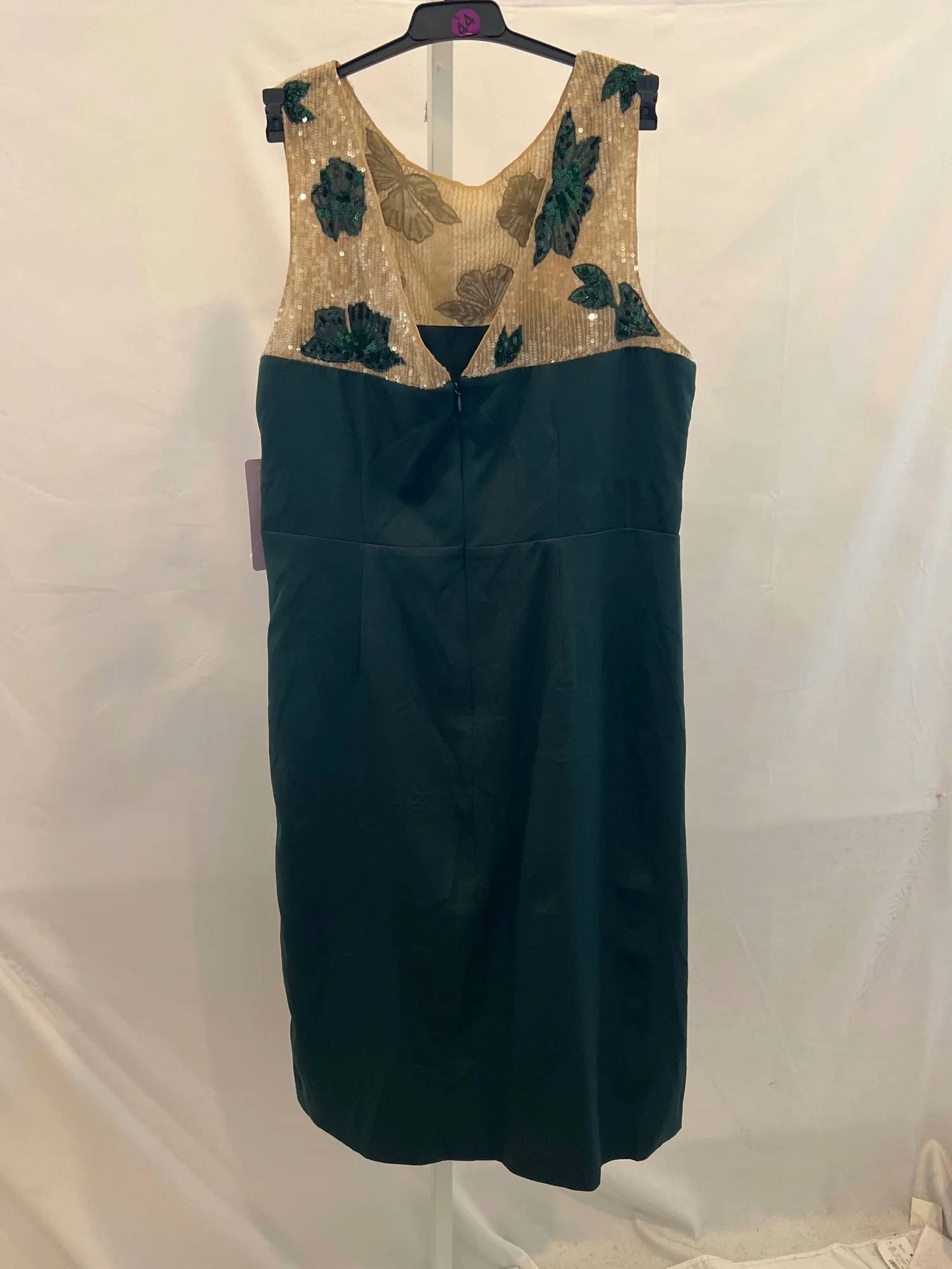 Js Collections - Adelaide Illusion-yoke Sheath Dress