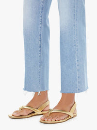 Mother - Mid Rise Rambler Zip Ankle Fray Jeans