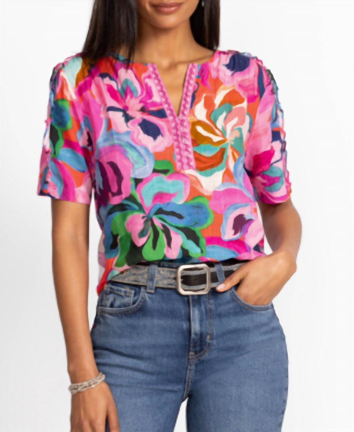 Johnny Was - Ruffle Seam Top