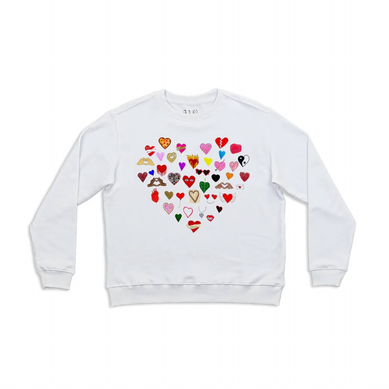 Unfortunate Portrait - Unisex Heart's Crewneck Sweatshirt