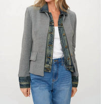 Six/Fifty - Clarissa Mixed Media Jacket