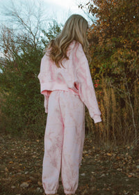 TCEC Bubblegum Camo Pull-on Sweatpants in pink - women's pants - alternate view