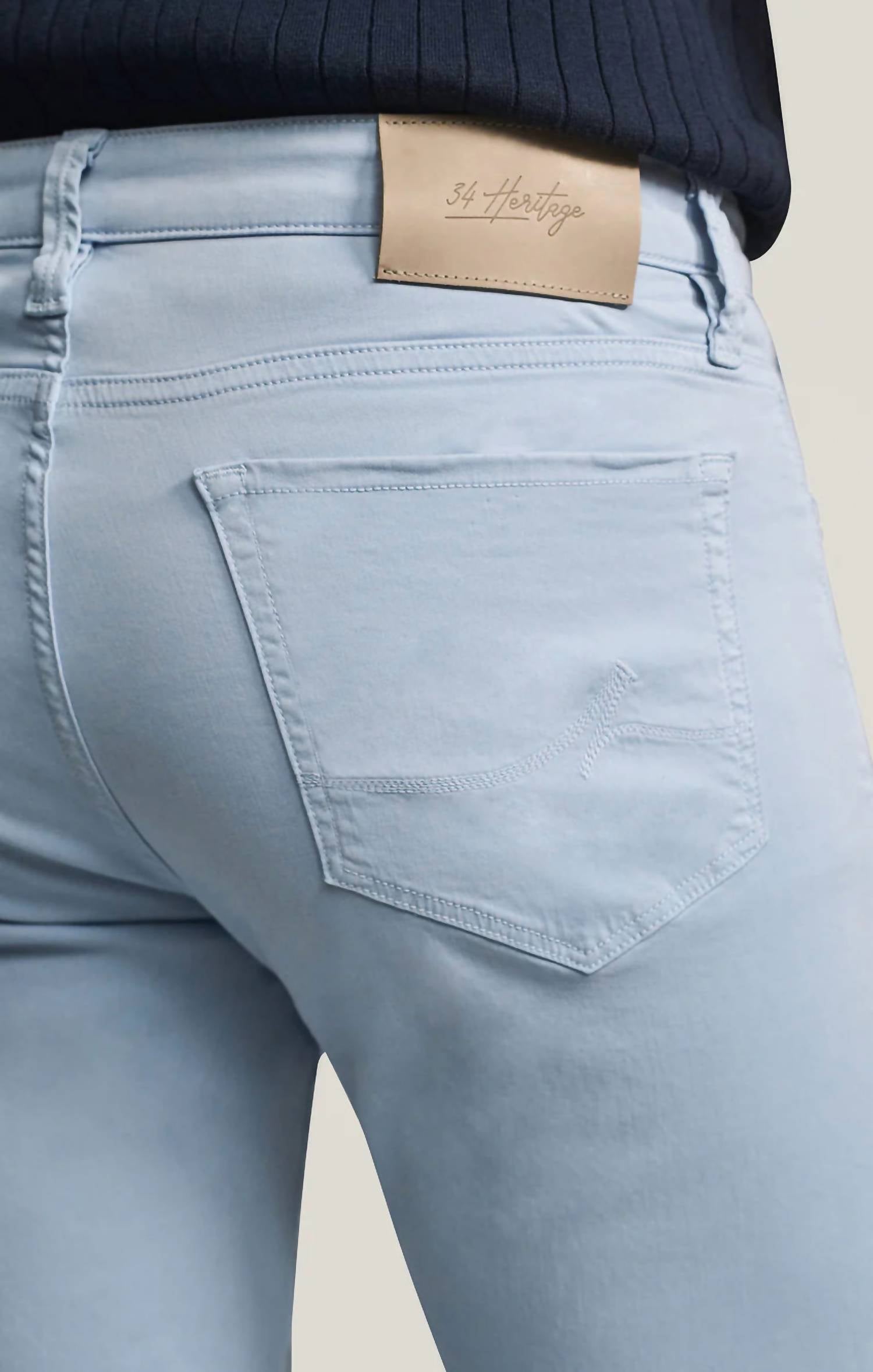 34 Heritage Courage Straight Leg Pants in sky twill - men's jeans - alternate view