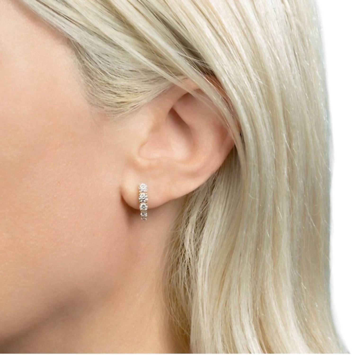 Jagged Halo Jewelry - Women's Diamond Spike Stud Earrings
