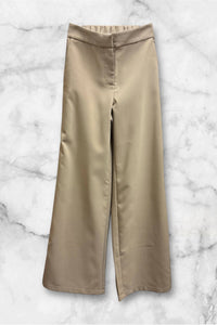 Art & Love USA Women's Side Stripes Solid Pant in beige - women's pants