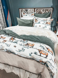 Hiend Accents - Ranch Life Reversible Color Comforter Set
