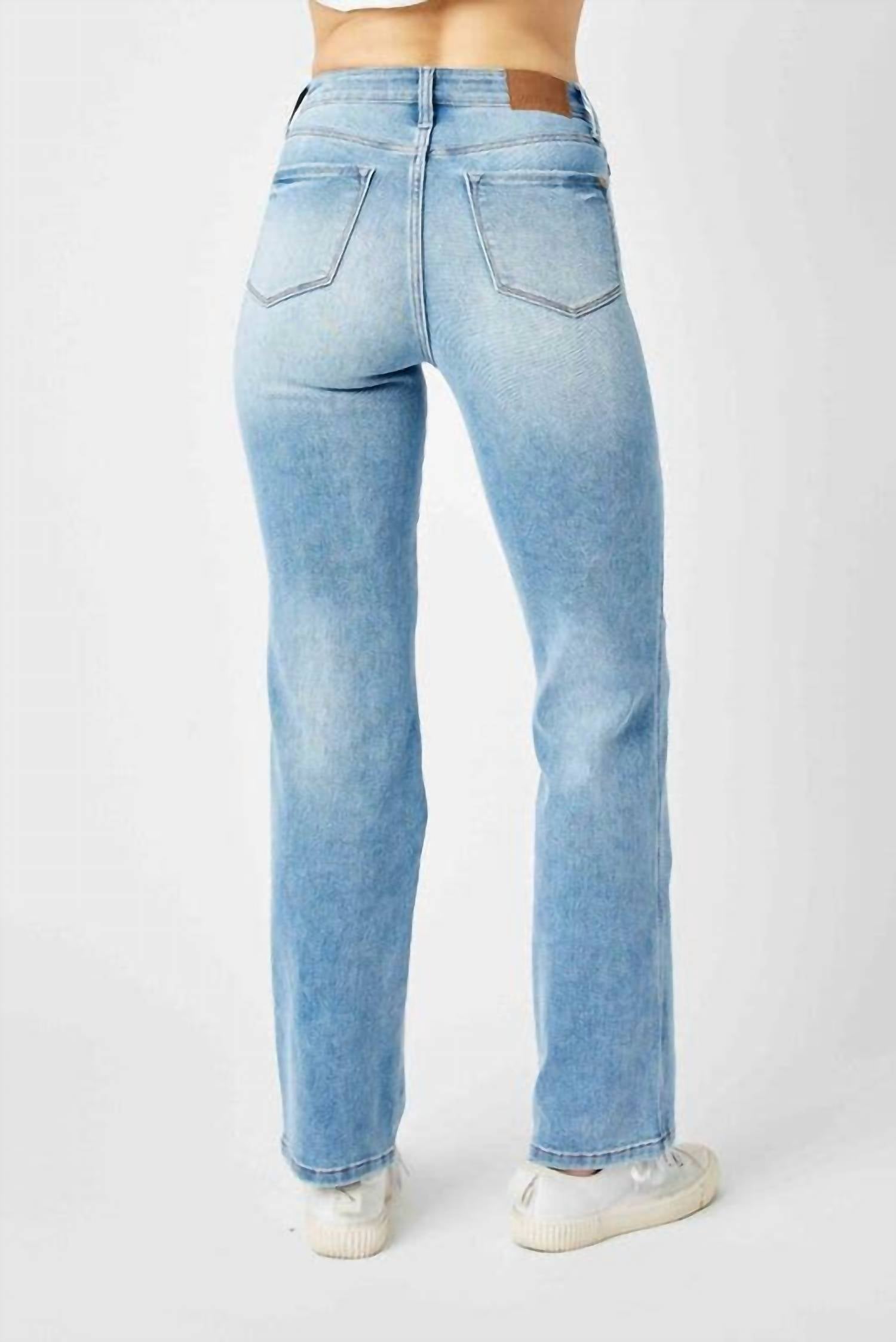 Judy Blue - High Rise Tummy Control Straight Jeans