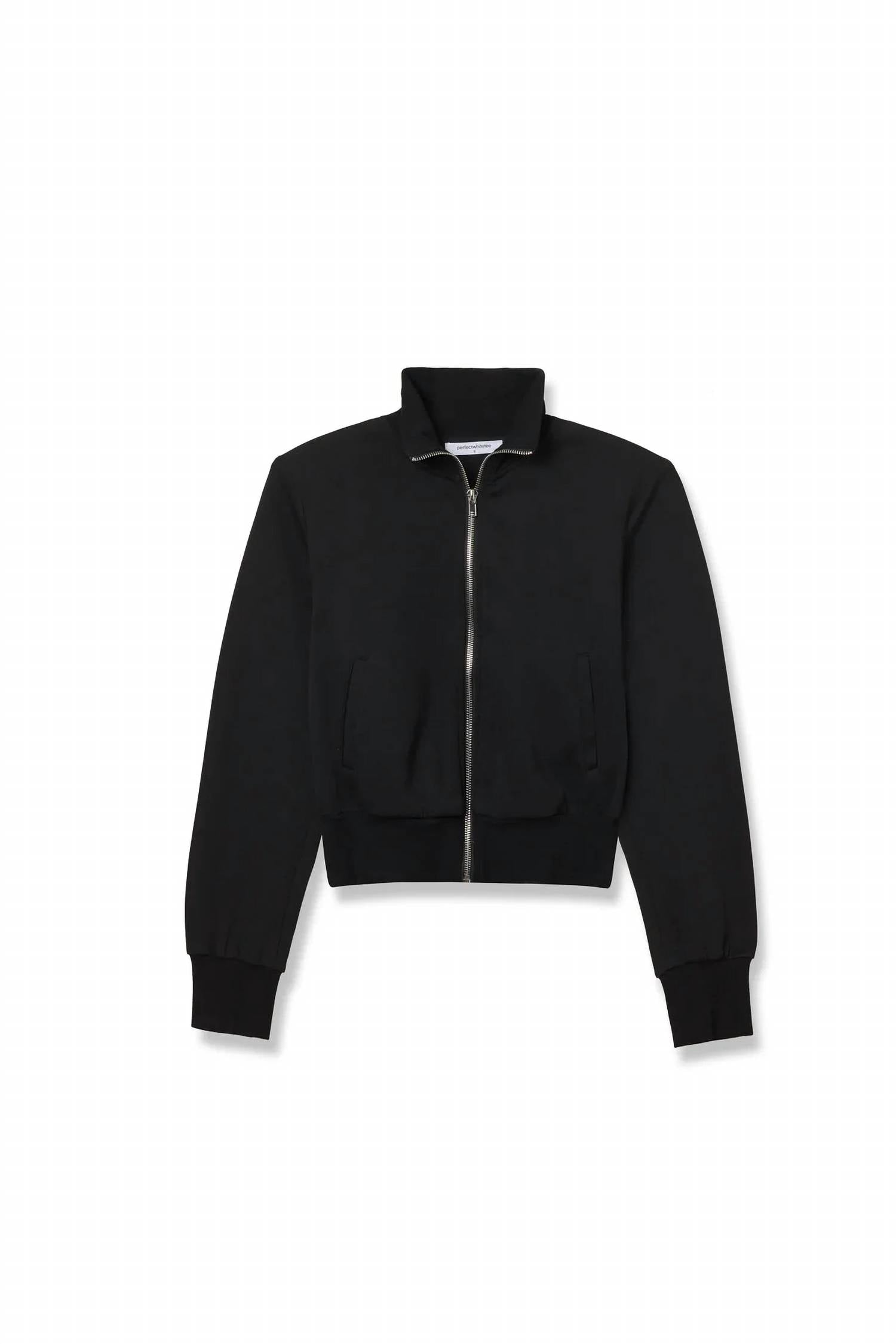 Perfectwhitetee - Milana Cropped Travel Track Jacket