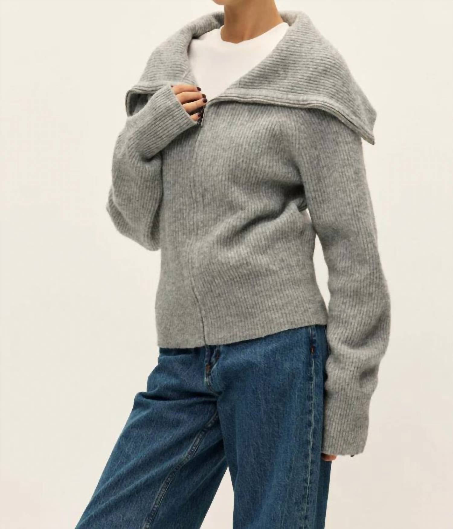 Elodie - Leigh Zip Up Sweater