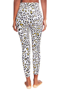 Kensie - Printed Folded Waistband High Rise Length Leggings