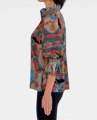 Gretchen Scott - DITTO RUFFLENECK TOP
