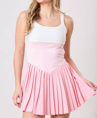 Peach Love - Color Block Romper