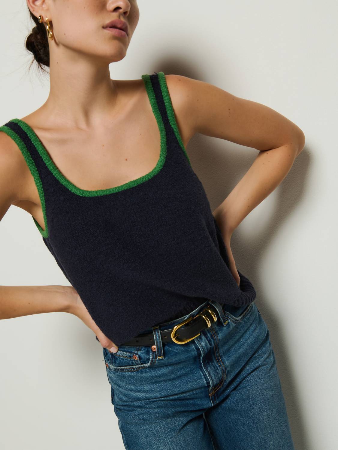 Nation LTD Peggy Sue Tank in navy sky - women's tank top - view 5