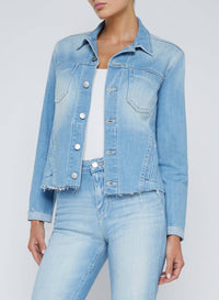 L'Agence - Janelle Slim Raw Jacket