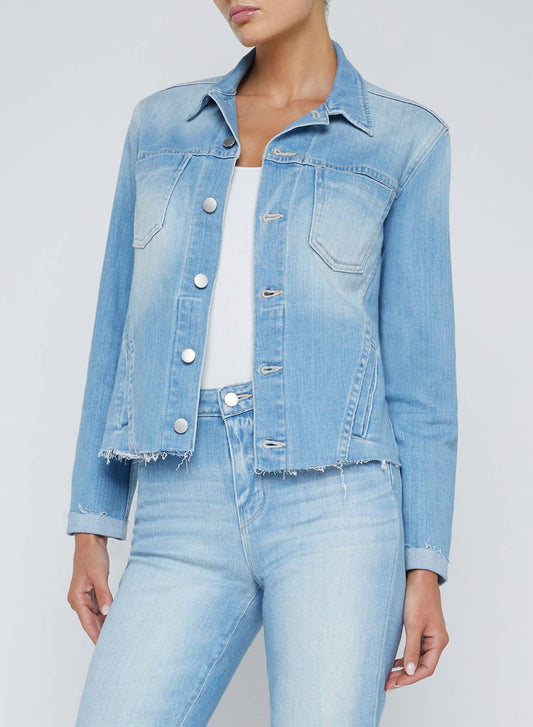L'Agence - Janelle Slim Raw Jacket