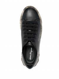 Salvatore Ferragamo - Women's Borg Cubic Lace-up Sneakers