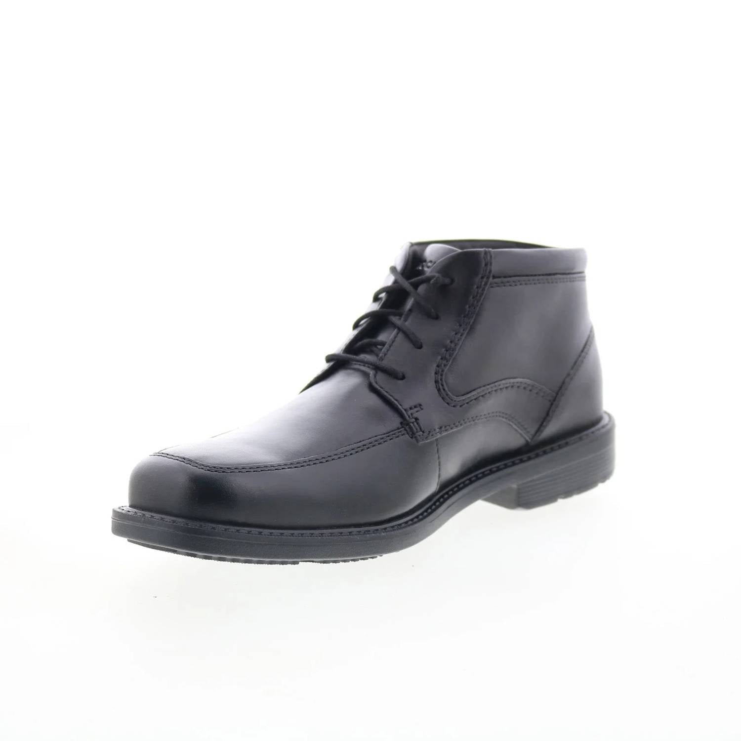 ROCKPORT Men's Leader 2 Leather Chukka Boots in black - men's boots - view 4