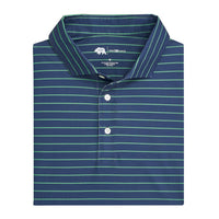 Onward Reserve - Men's Tourney Stripe Performance Pique Short Sleeve Polo