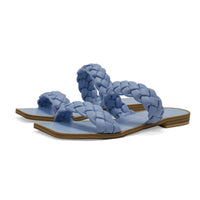 Dolce Vita - Women's Indy Faux Leather Braided Strap Flat Sandal