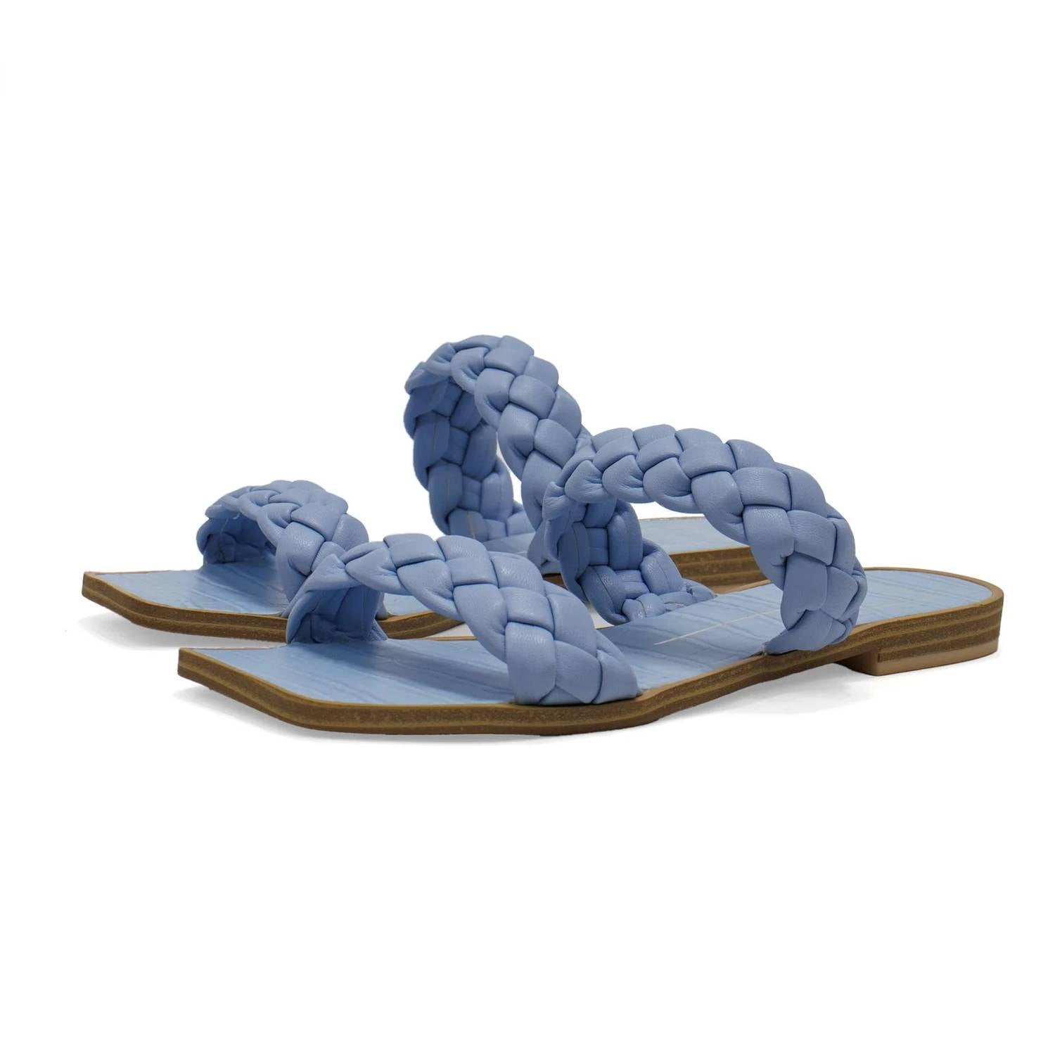 Dolce Vita - Women's Indy Faux Leather Braided Strap Flat Sandal