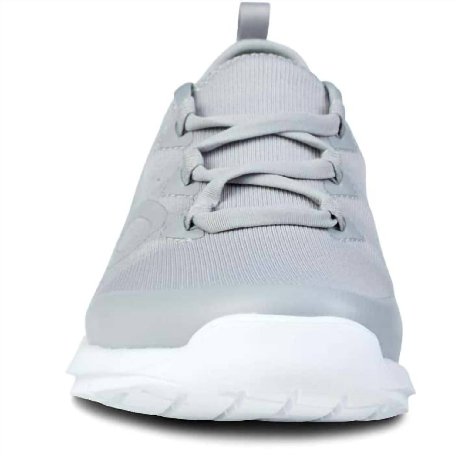 OOFOS Women's Oomg Sport Sneakers in slate - women's shoe - detail view