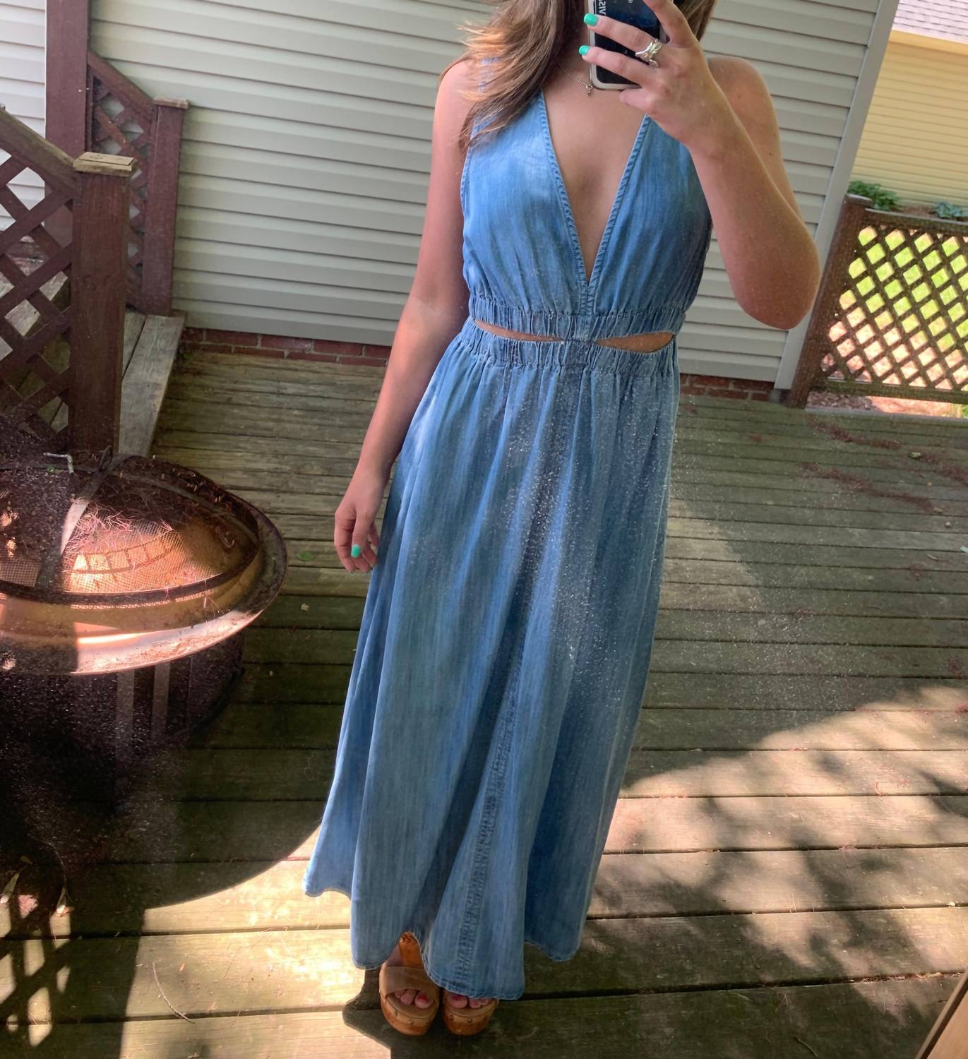 Elan - Lennon Denim Dress