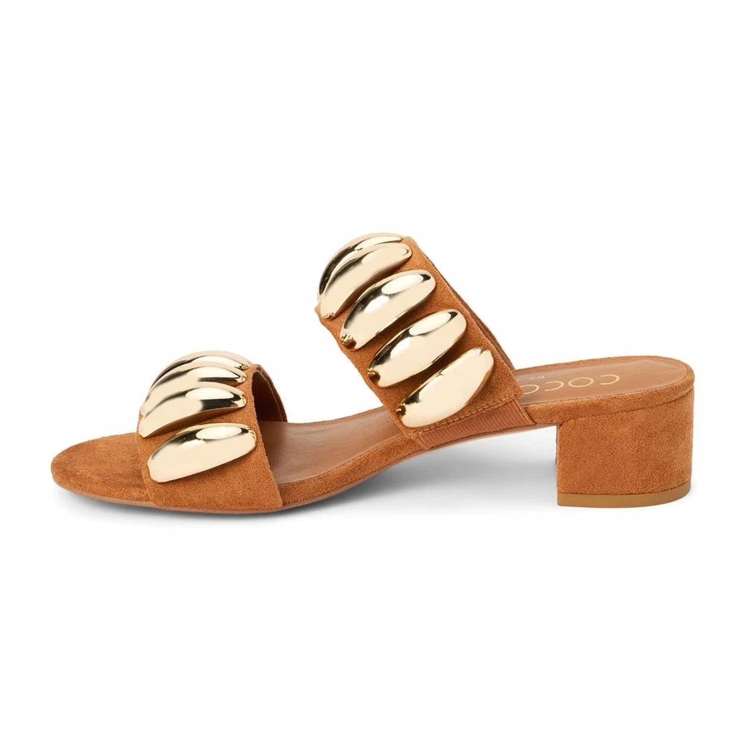 Matisse Women's Dome Sandal in fawn - women's sandal - detail view