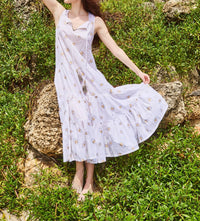 Pick Happy - Women's Relax Long Dress With Tassels