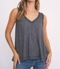 Project Social T - Roll With It Split Back Tank Top