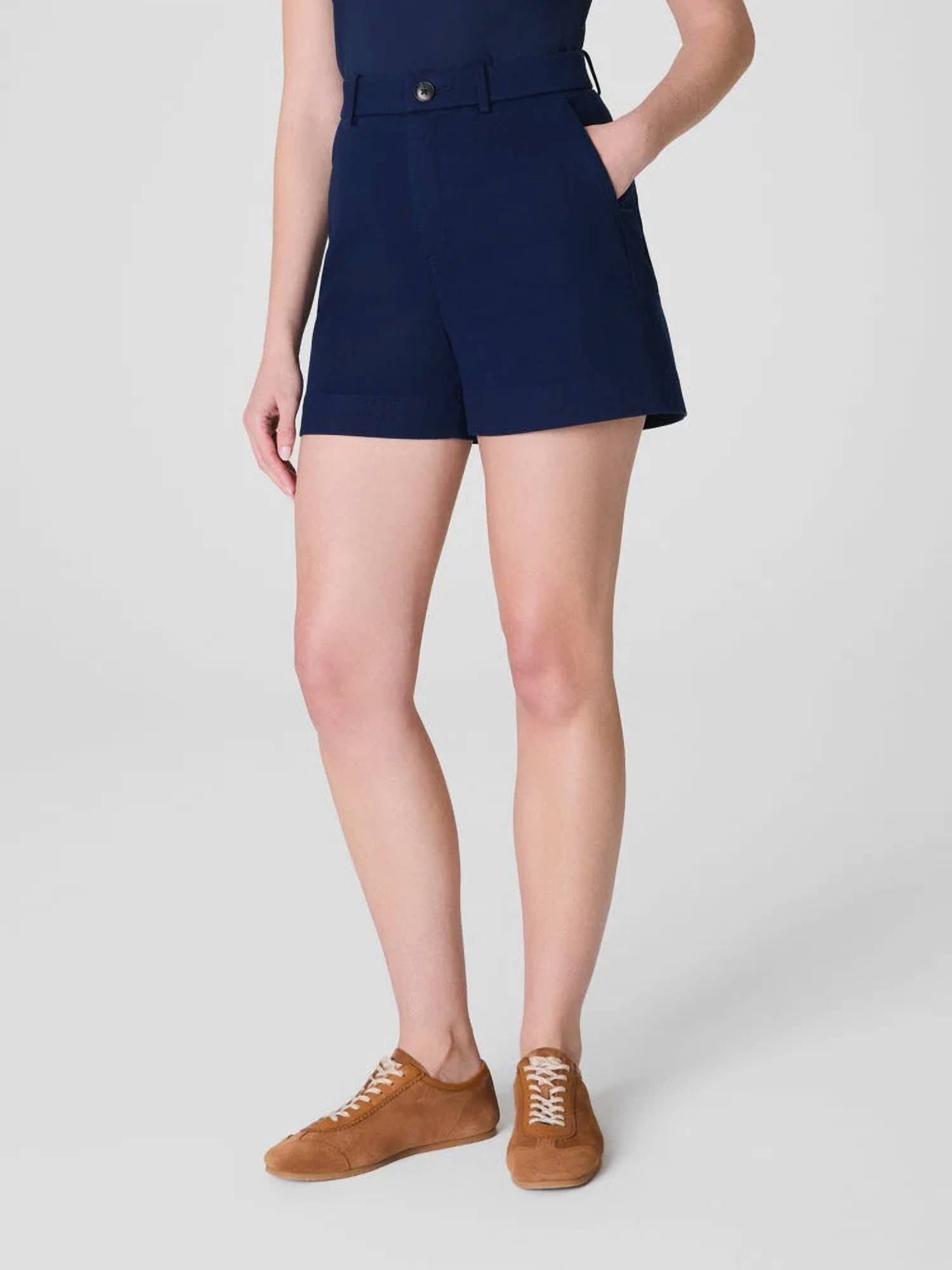 Spanx - High Waist Stretch Twill Short