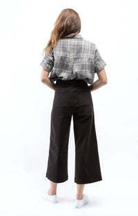Oat New York - High Rise Clean Wide Leg Crop Pants