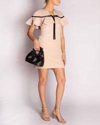 Camilyn Beth - Ruffle Shoulder Palais Dress