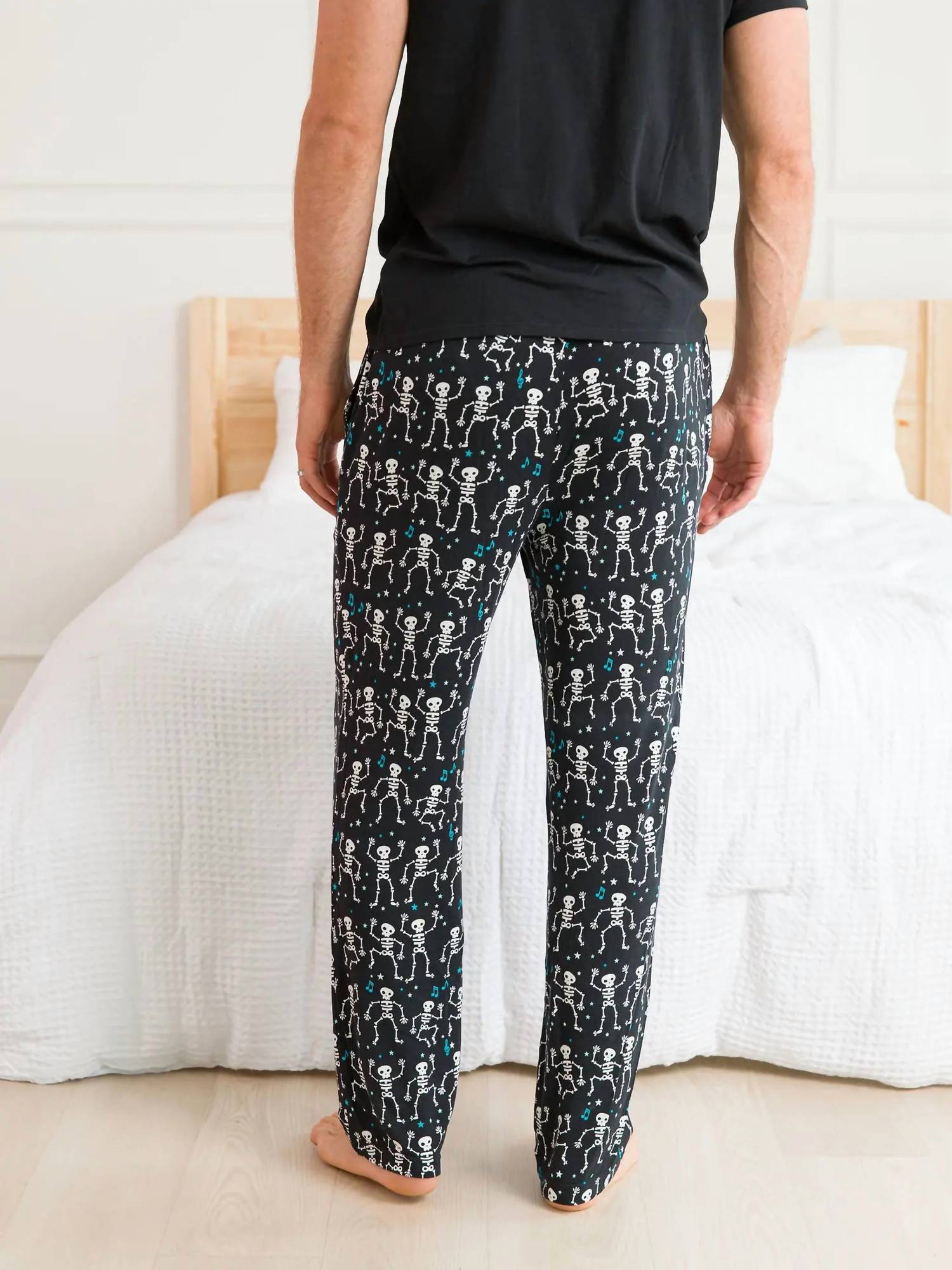 Rufflebutts - Unisex - Skeleton Boogie Bamboo Pajama Pants