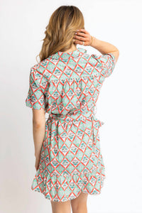 Karlie - Mod Floral Pocket Mini Dress