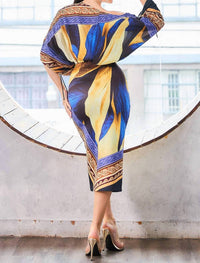 Her Botarri - Cropped Blouse & Slit Skirt