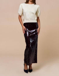 Lalavon - Jasmine Sequin Maxi Skirt