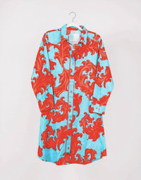 Modaposa - Carlotta Baroque Swirl Midi Dress