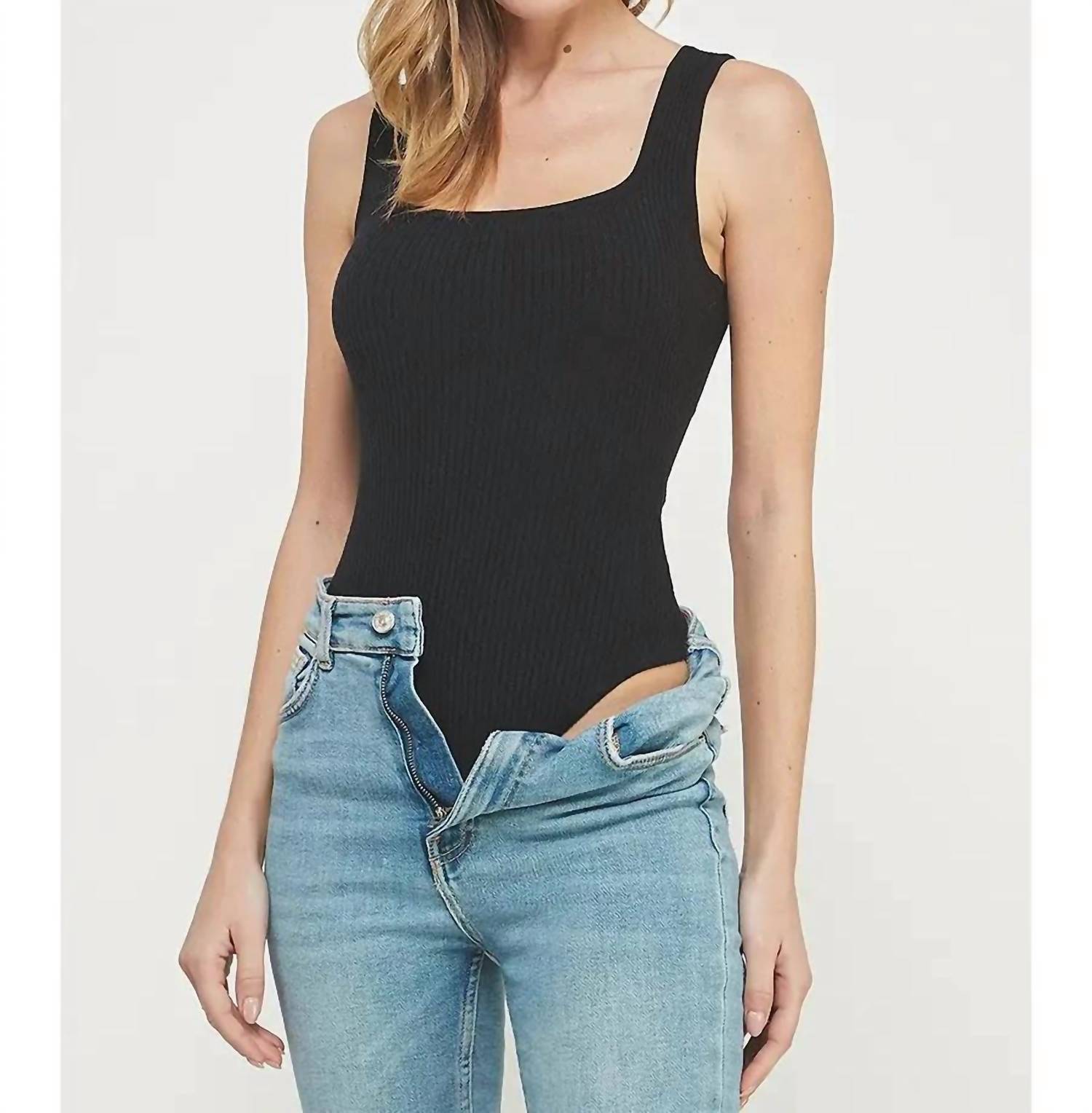 Allie Rose - Lily Square Neck Bodysuit